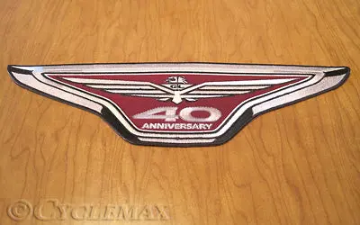 14" 40Th Anniversary Goldwing Patch 1