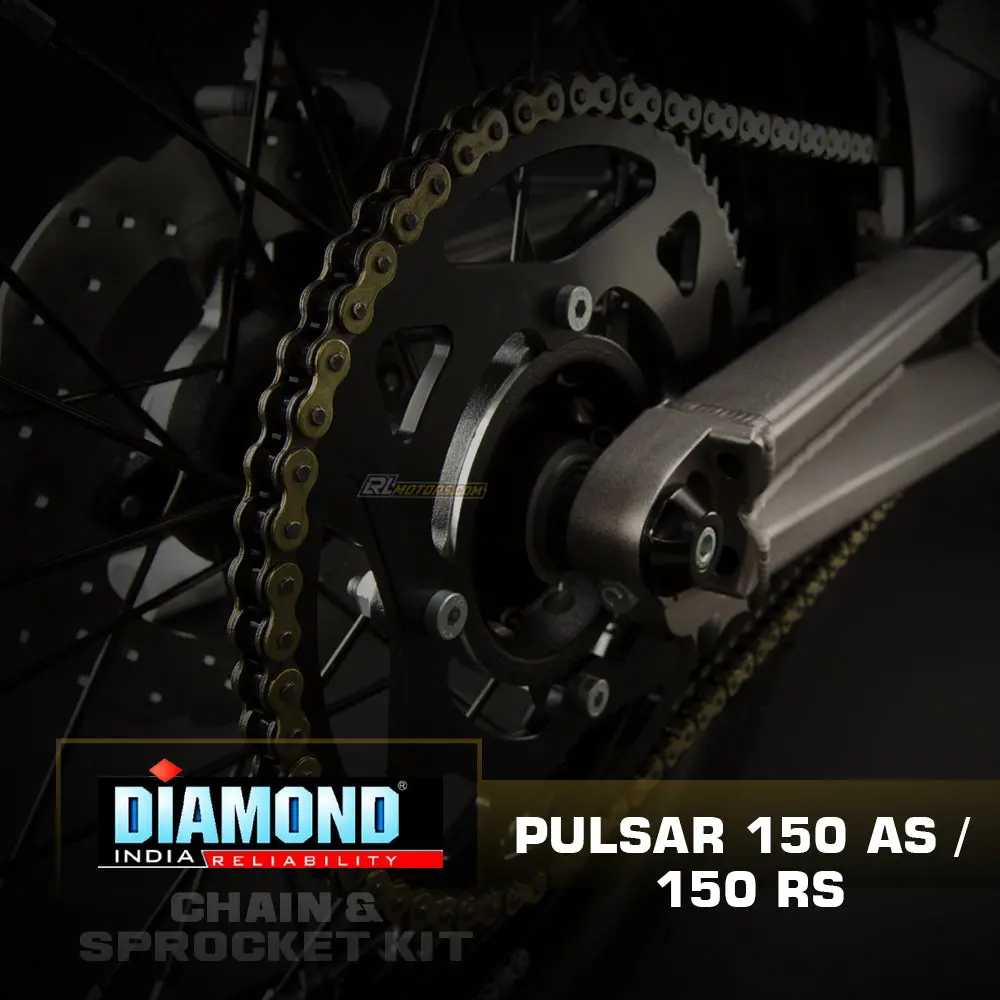 Bajaj Pulsar 150 As / 150 Rs - Diamond Chain Sprocket Kit (K177) 1