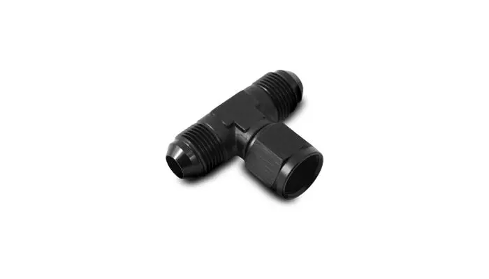 Vibrant Performance 10791 -4An Tee Fitting With Female -4An Swivel On Side 1