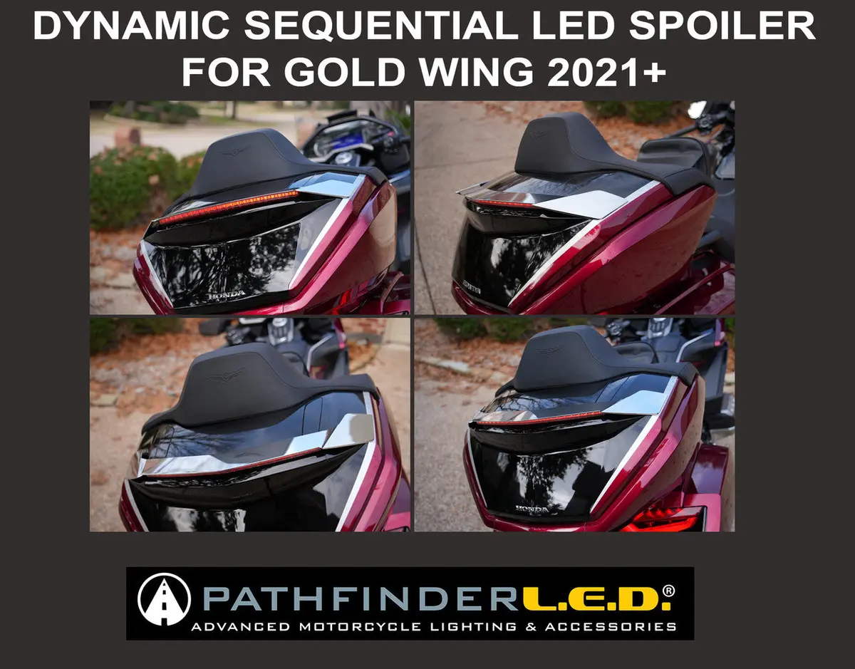 2021+ Dynamic Switchback Led Spoiler - Built-In Turn Signal Led 1