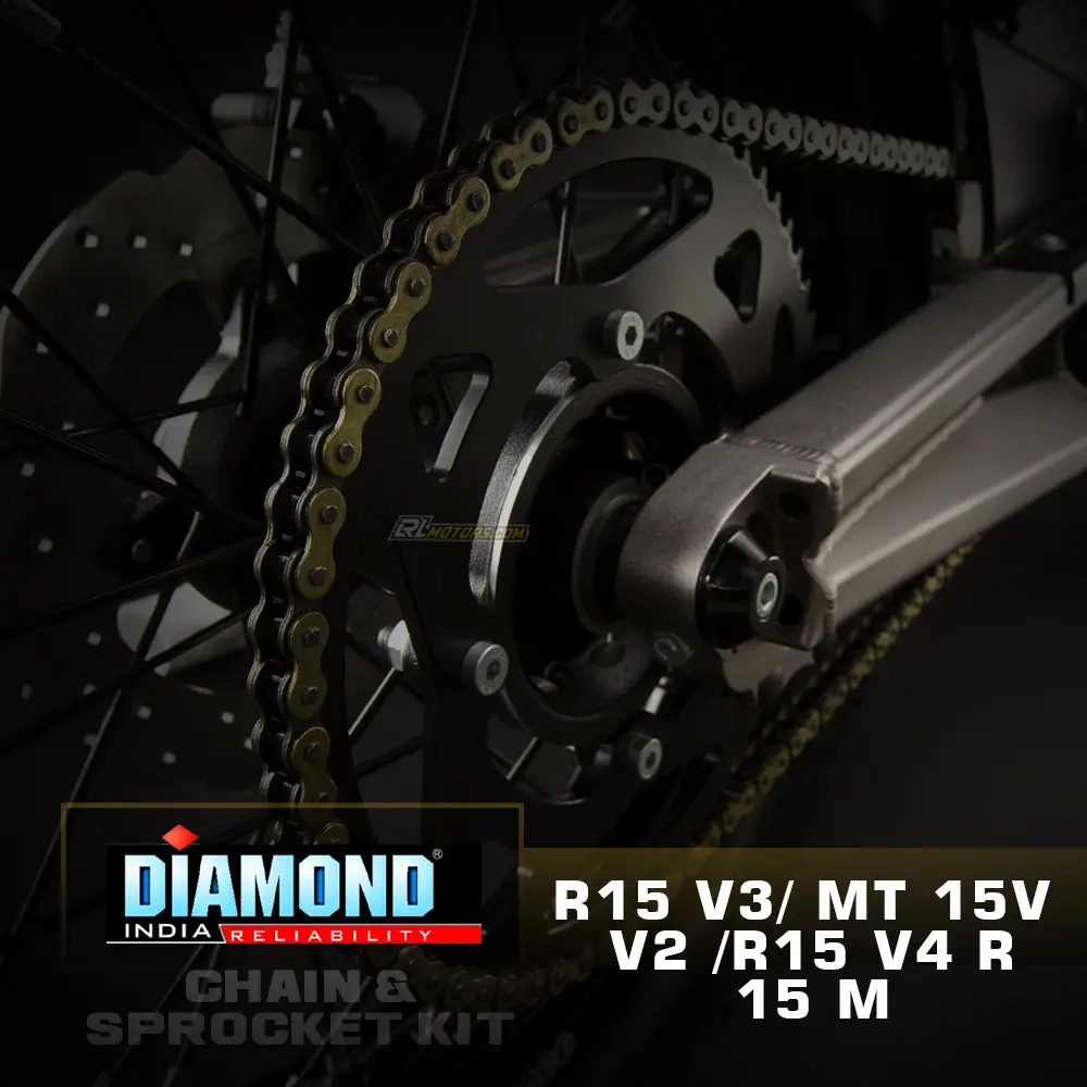 Yamaha R15 V3 / V4 / M / Mt 15 V2 -  Diamond Chain Sprocket Kit (K230) 1