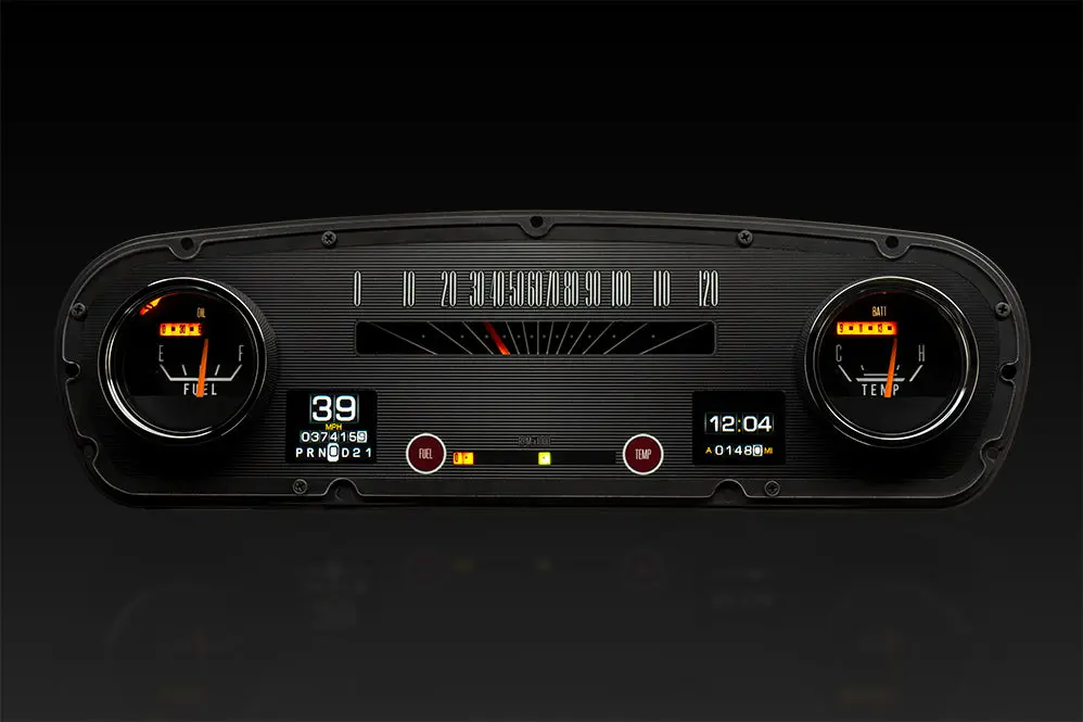 1965-66 Ford Truck Custom Dakota Digital Rtx Gauges 1