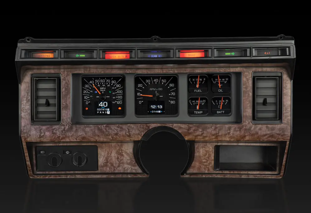 1980-86 Ford Pick Up/Bronco Dakota Digital Rtx Gauges 1