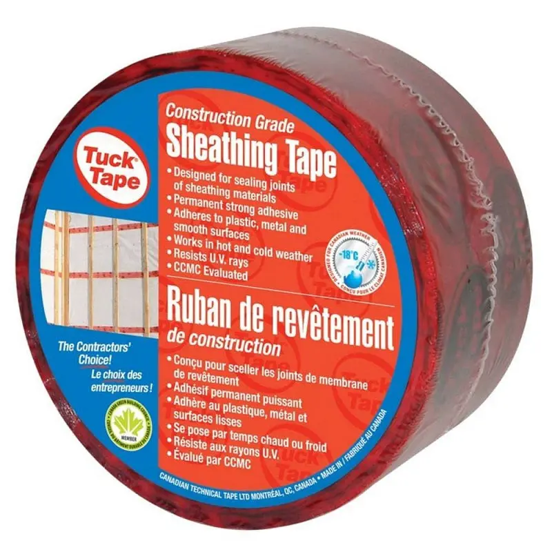 Tuck Tape Red Contractors Sheathing 1
