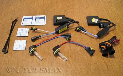 Harley Dual Bulb Hid Headlight Kit 1