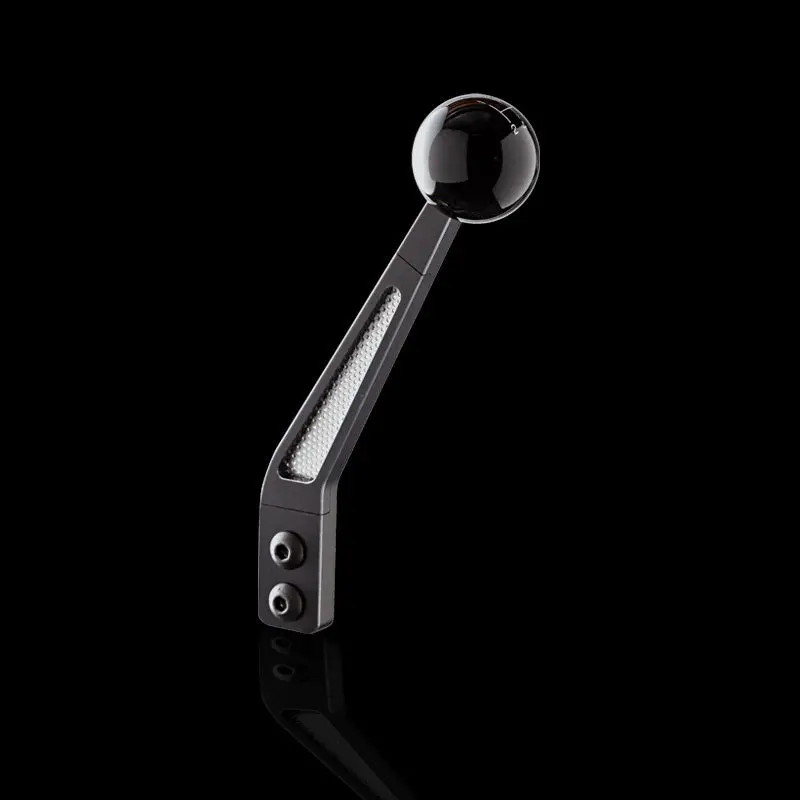 Clayton Machine Works Black Anodized Shift Handle With Mesh Insert 1