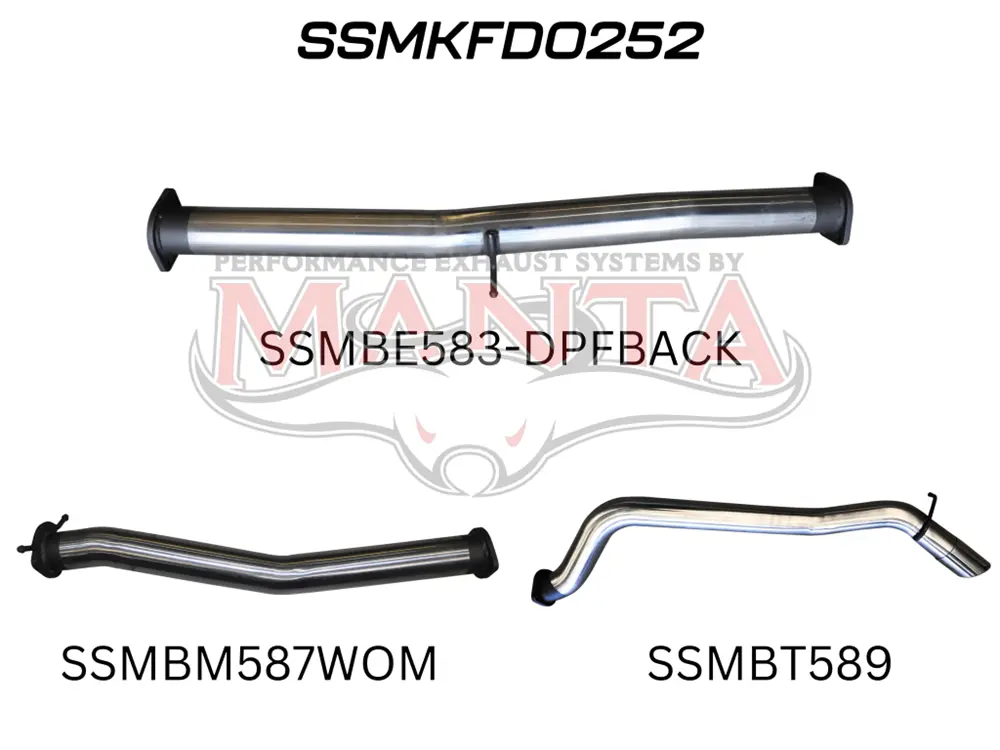 Ford Px2 & Px3 Ranger 3In Dpf Back Without Muffler 1