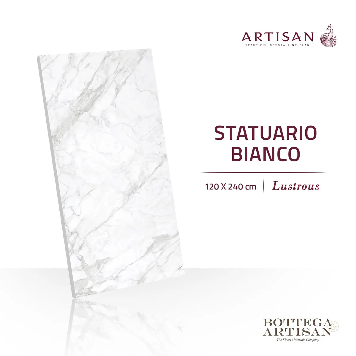 Artisan Statuario Bianco Lustrous 120X240 1
