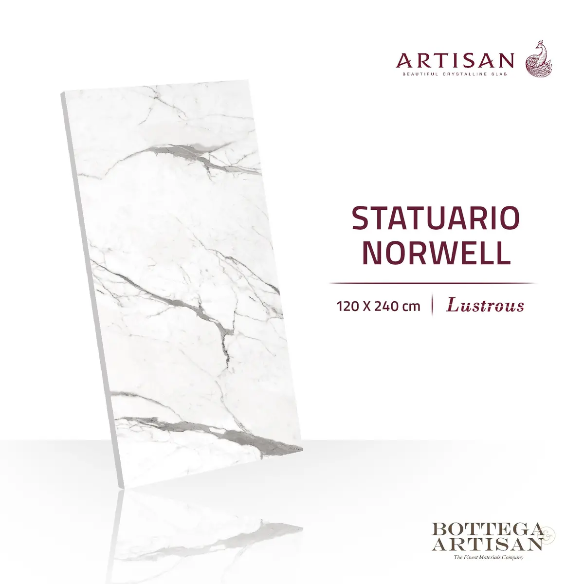 Artisan Statuario Norwell Lustrous 120X240 1
