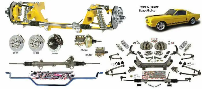 1967-70 Mercury Cougar Heidts Superide Front Suspension (For 289, 302, 351W, 351C, Fe, 460 Engines) 1