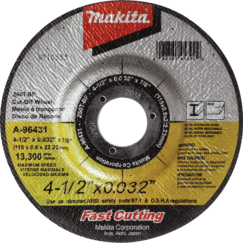 Saw Blade - Cut-Off Zip Blade Type 27 Depressed Center (A-96431-25) 1