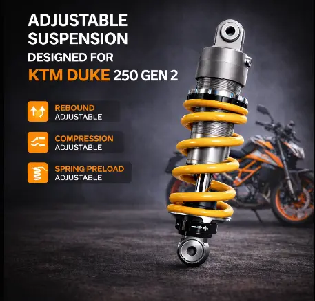 Duke 250 Gen 2 66Bhp Air Born Performance Suspension 1