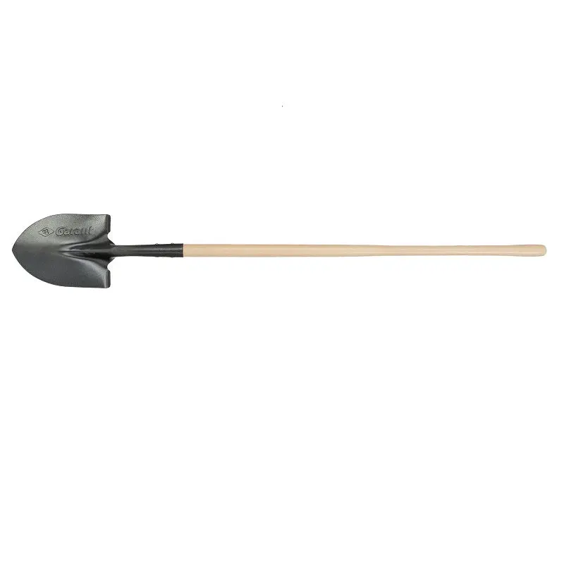 Shovel - Pro Series Round Point Blade Long Wood Handle (Ghr2fl) 1