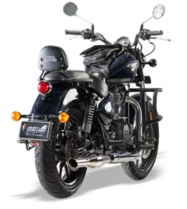 Royal Enfield 350 (J Series) Reborn, Goan Classic, Meteor Silver Stallion Performance Exhaust ( Goan ) 1