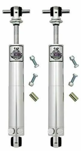 1976-1980 Pontiac Sunbird Viking Double Adjustable Smooth Shocks For Standard Ride Height (Factory-1.5" Drop) 1