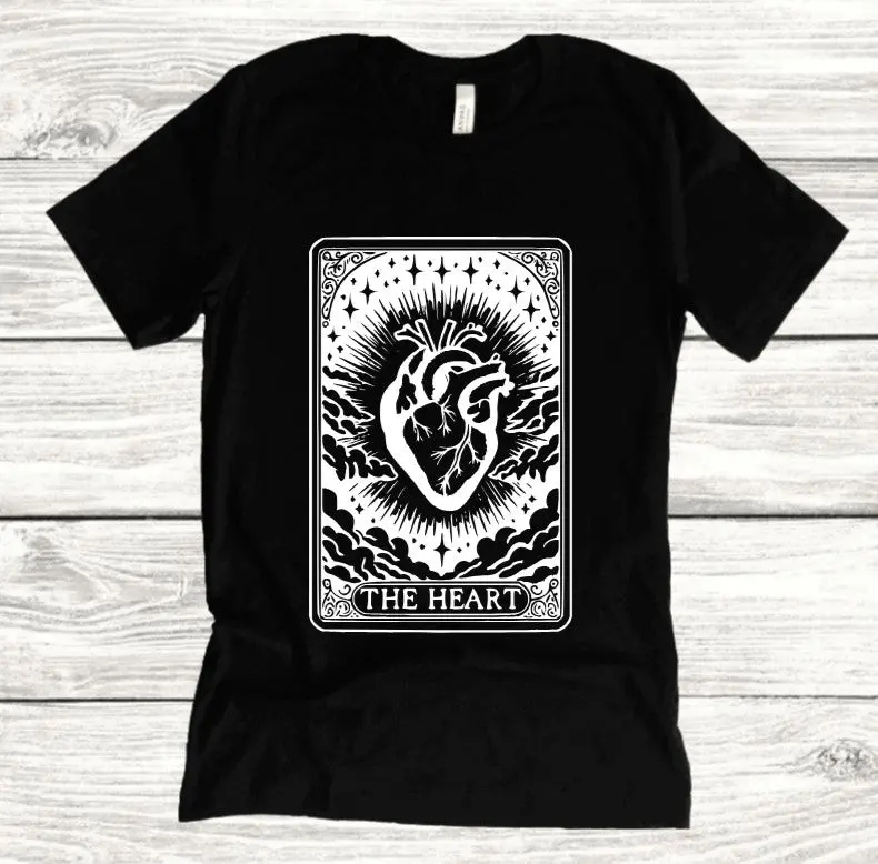 The Heart Tarot: T-Shirt, Pullover, Hoodie, Tank Or Long Sleeve 1