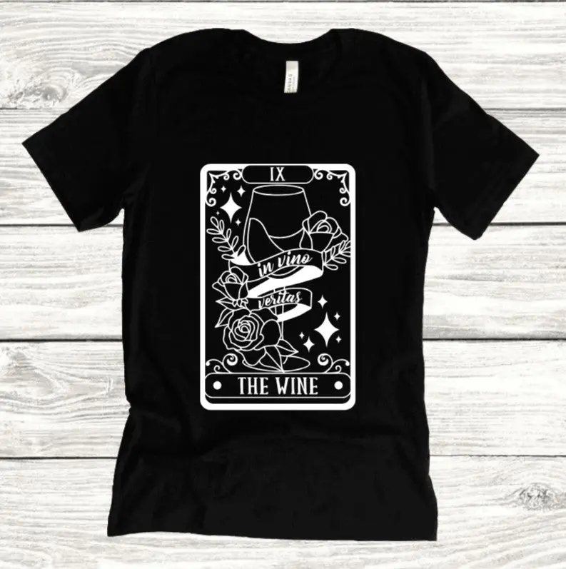 The Wine Tarot: T-Shirt, Pullover, Hoodie, Tank Or Long Sleeve 1