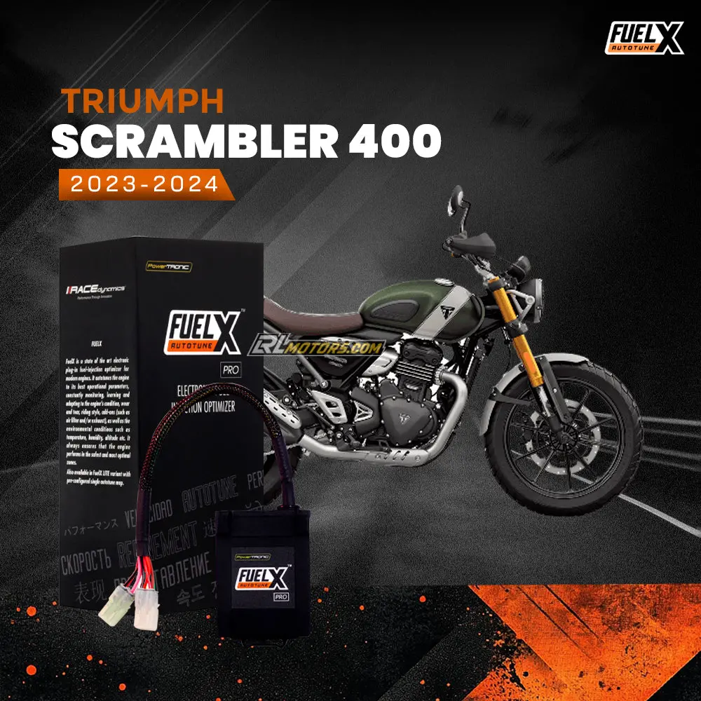 Triumph Scrambler 400 X Fuel X Lite 1