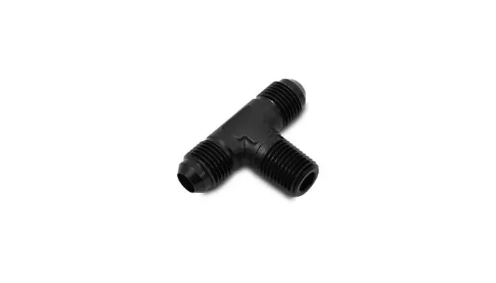 Vibrant Performance 10460 Male An Flare To Pipe Tee Adapter Fitting; Size: -3An X 1/8" Npt 1