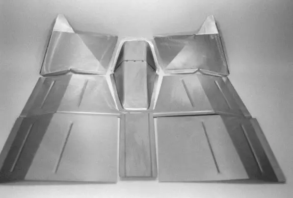 1937-42 Willys Front Floor Board Section 1