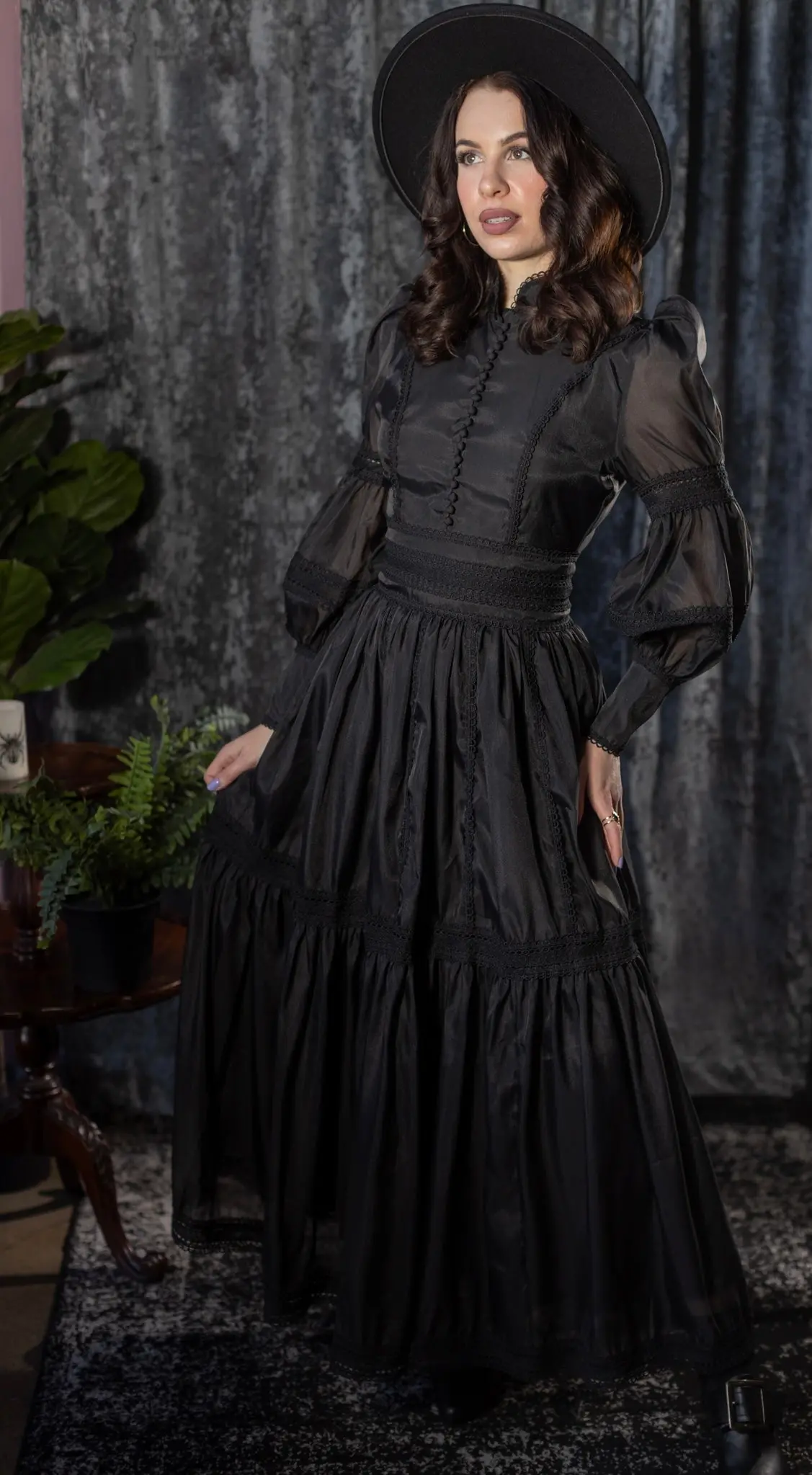 Morgana - Romantic Victorian Inspired Maxi Dress 1