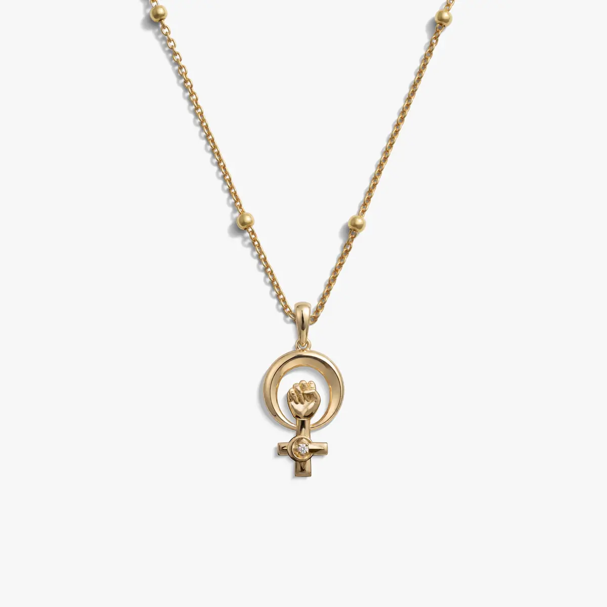 Woman Power Necklace 1