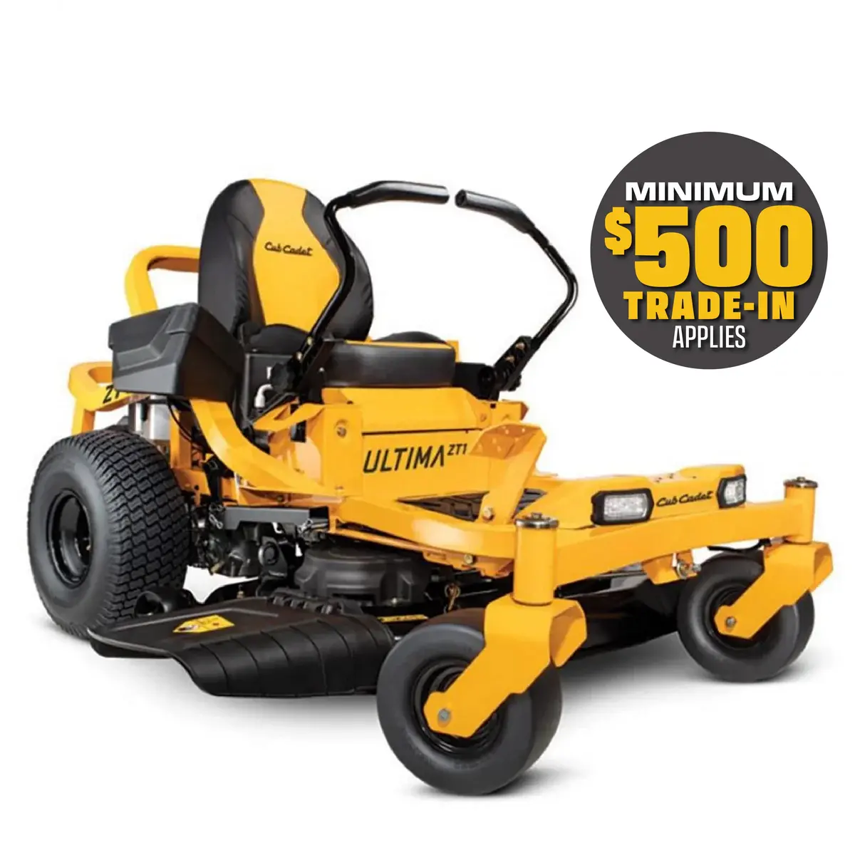 Cub Cadet Ultima Zt1 46 Zero Turn Mower - 23Hp Kawasaki Engine, 46" Deck, Zero-Turn Agility, Aeroforce Deck Design 1
