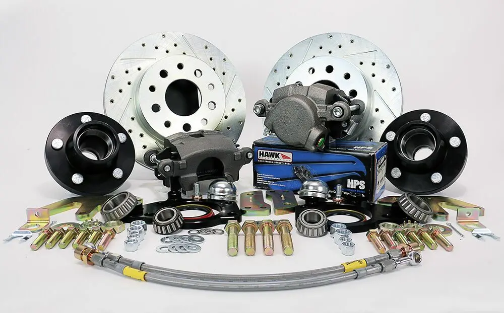 1955-57 Ford Thunderbird Legend Hp Series Front Disc Brake Kit 1