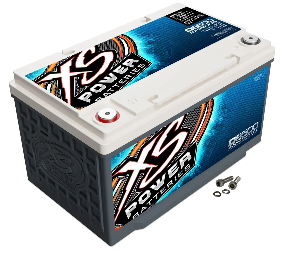 Xs Power 12V Pro Car Audio Super Starting Battery 4000W Max Power D6500 1