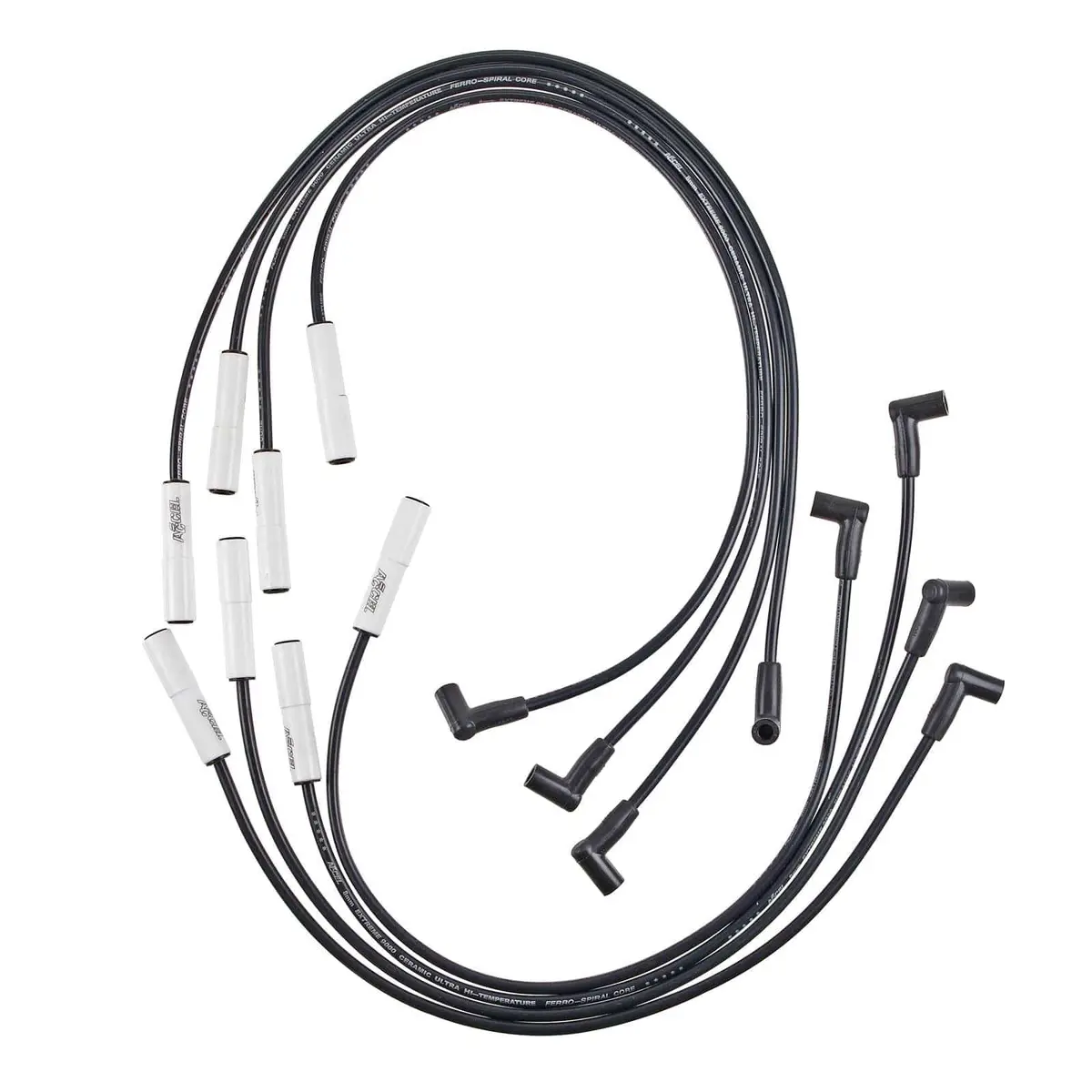 Accel Extreme 9000 Ceramic Spark Plug Wire Set – Low-Resistance, 9013C 1
