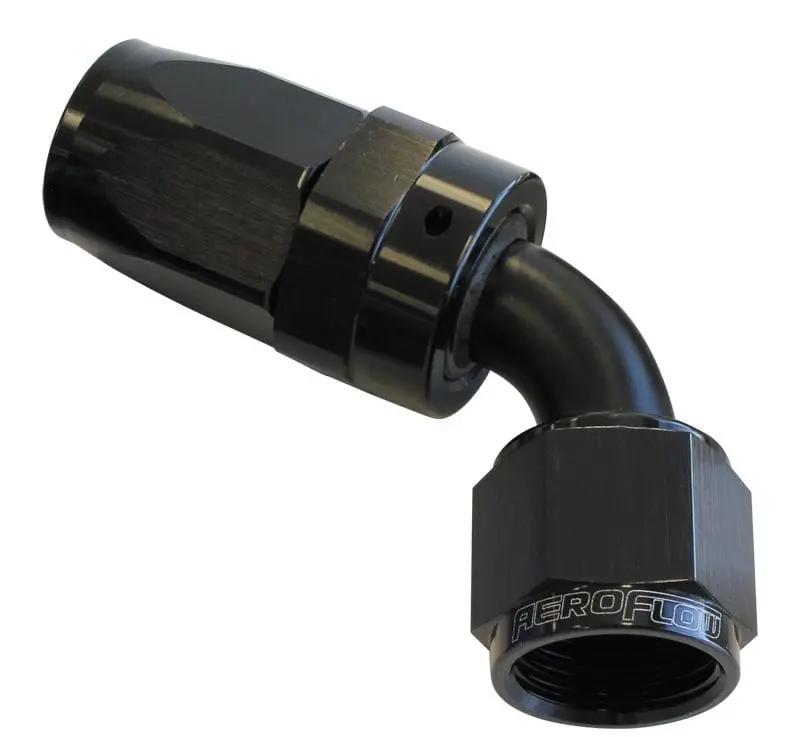 Af118-12Blk 60° Swivel Hose Fitting – -12An Black Anodized Tapered End 1