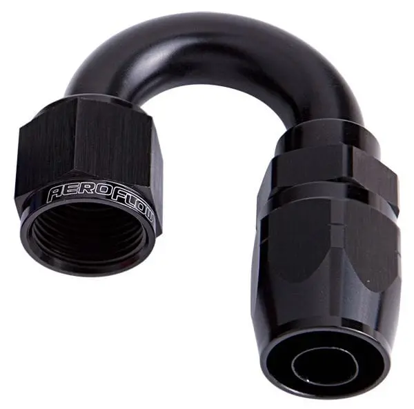 500-Series Swivel Hose Fitting – 180° Black -16An Male End Af506-16Blk 1