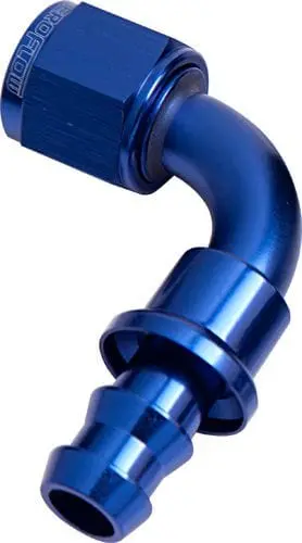 Af403-04-25 – 400-Series Push-Lock 90° Hose Ends – -4An, Pack Of 25 Black Fittings 1