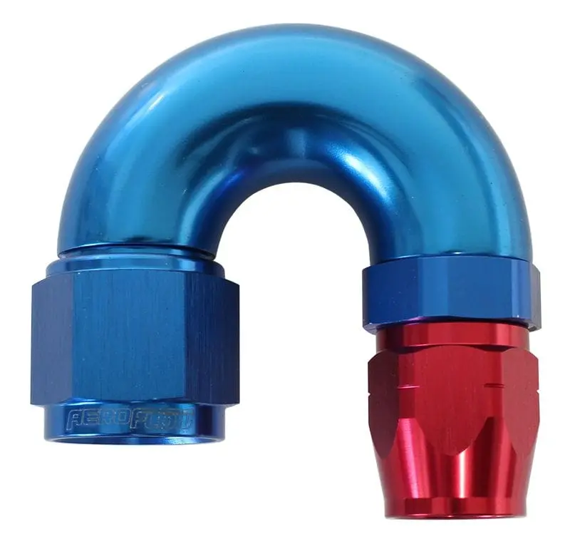 550 Series -10An To -8An Stepped Swivel Hose End – 180° Cutter Style 1