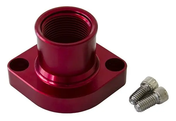Ford Cleveland Billet Thermostat Housing – Red Anodized (Af64-2021R) 1