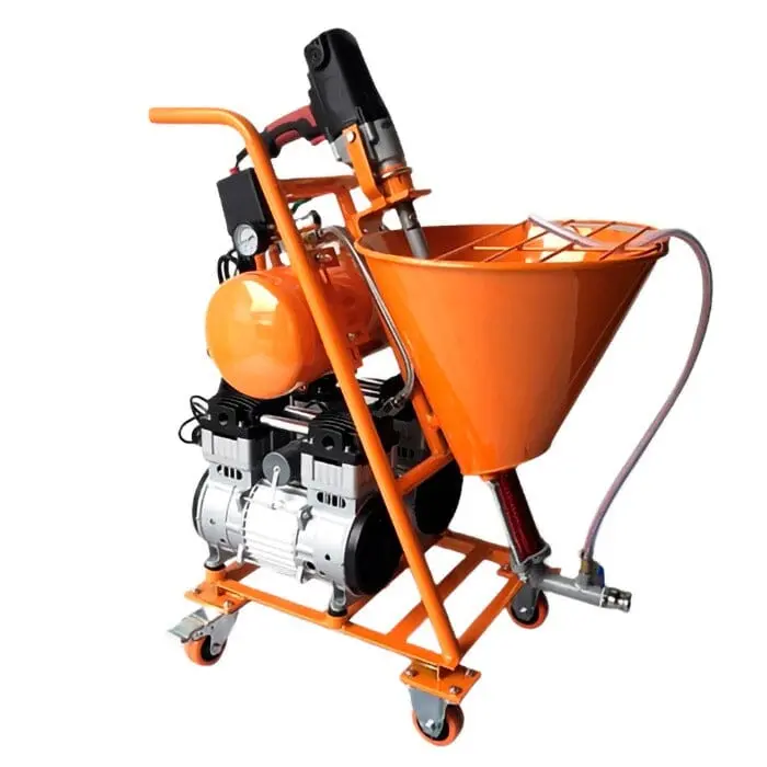 Aiko 220V Cement Spray Machine 25L 50Hz 4300W 20Bar With Air Compressor (Max Stone 1.5Mm) | Model: Cs-Dp-N880 1