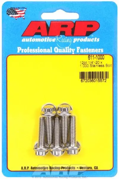 Stainless Steel 12-Point Bolt Kit – 5-Pack (Ar611-1000) 1
