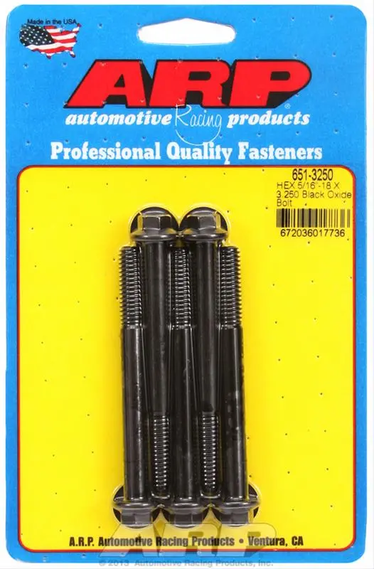 Arp Chromoly Engine Bolts – High-Strength Fasteners, 651-3250 1
