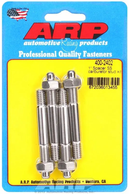 Stainless Steel Carburetor Stud Kit With Hex Nuts – Ar400-2402 1