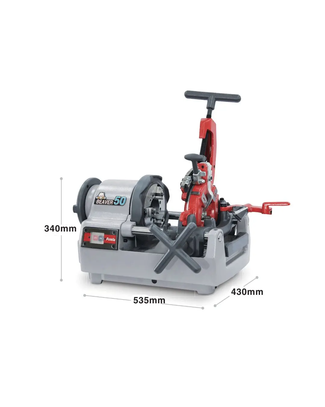 Asada 2" Threading Machine Beaver (Manual) 50M | Model: Tm-As-B50m 1