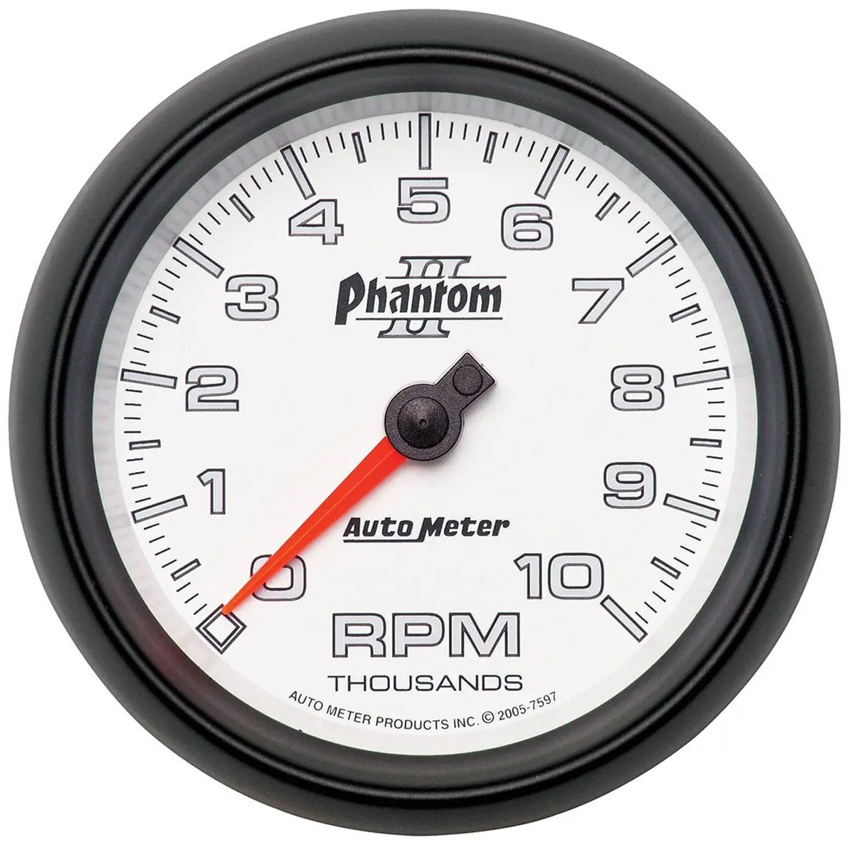 Phantom Ii Series Tachometer – 5-Inch Analog, Black Face, Au7597 1