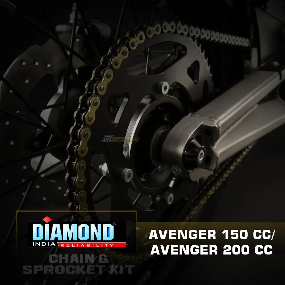 Bajaj Avenger 150Cc / 200Cc - Diamond Chain Sprocket Kit (K181) 1