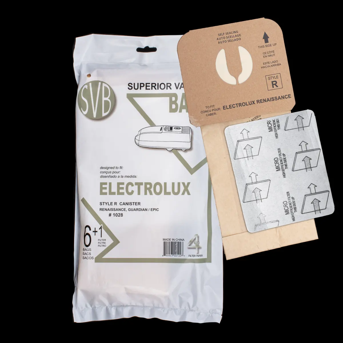 Electrolux Style R Bag (6) With 1 Filter 1
