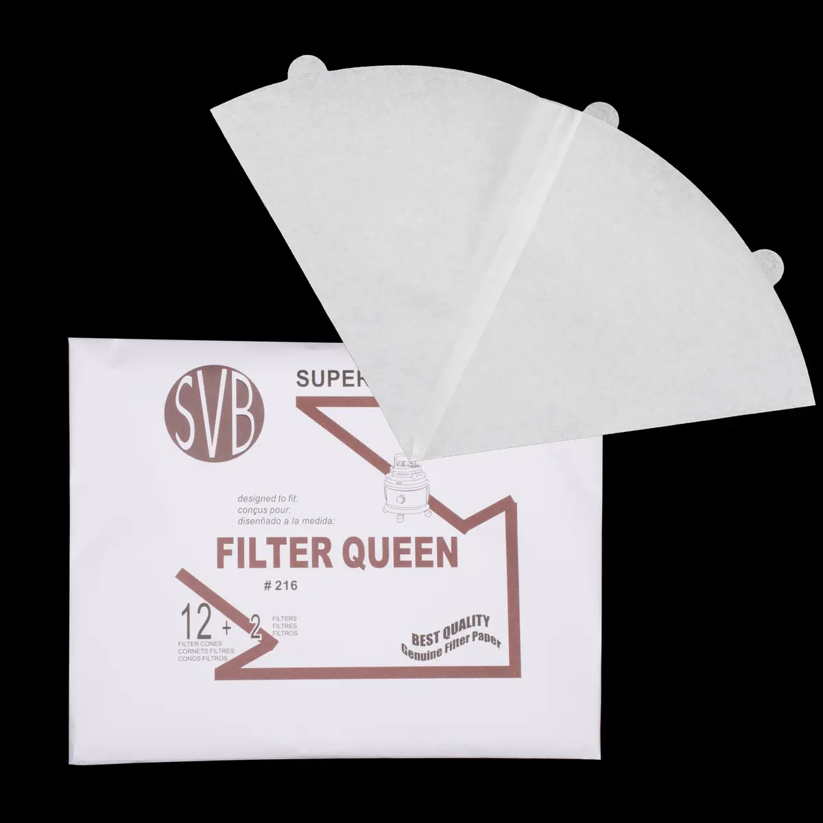 Filter Queen Cone Replacement Filter Set 1