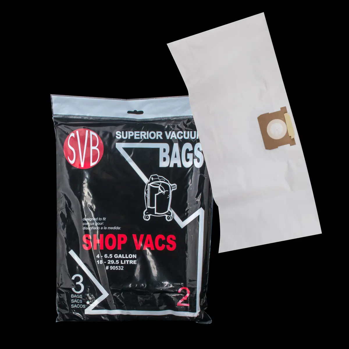 Shop Vac Bags 4-6.5 Gallon 18- 29.5 Litre 1