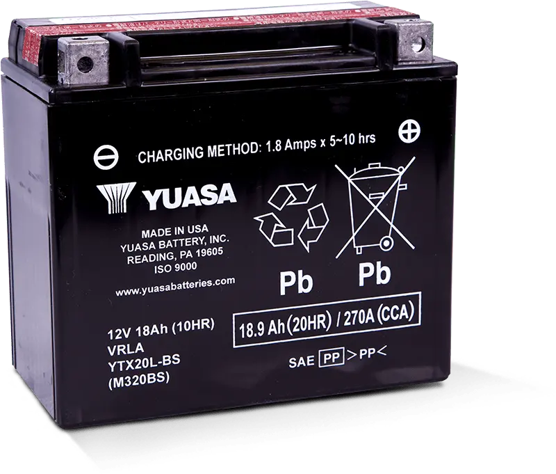 Gl1800 Honda Oem Yuasa Battery Ytx20l-Bs 1