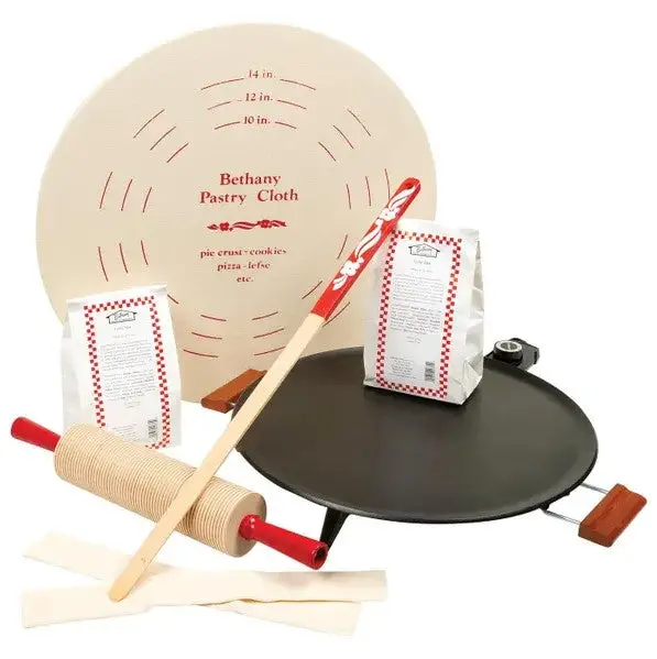 Bethany Housewares Lefse Starter Kit With Non-Stick Grill 770 1
