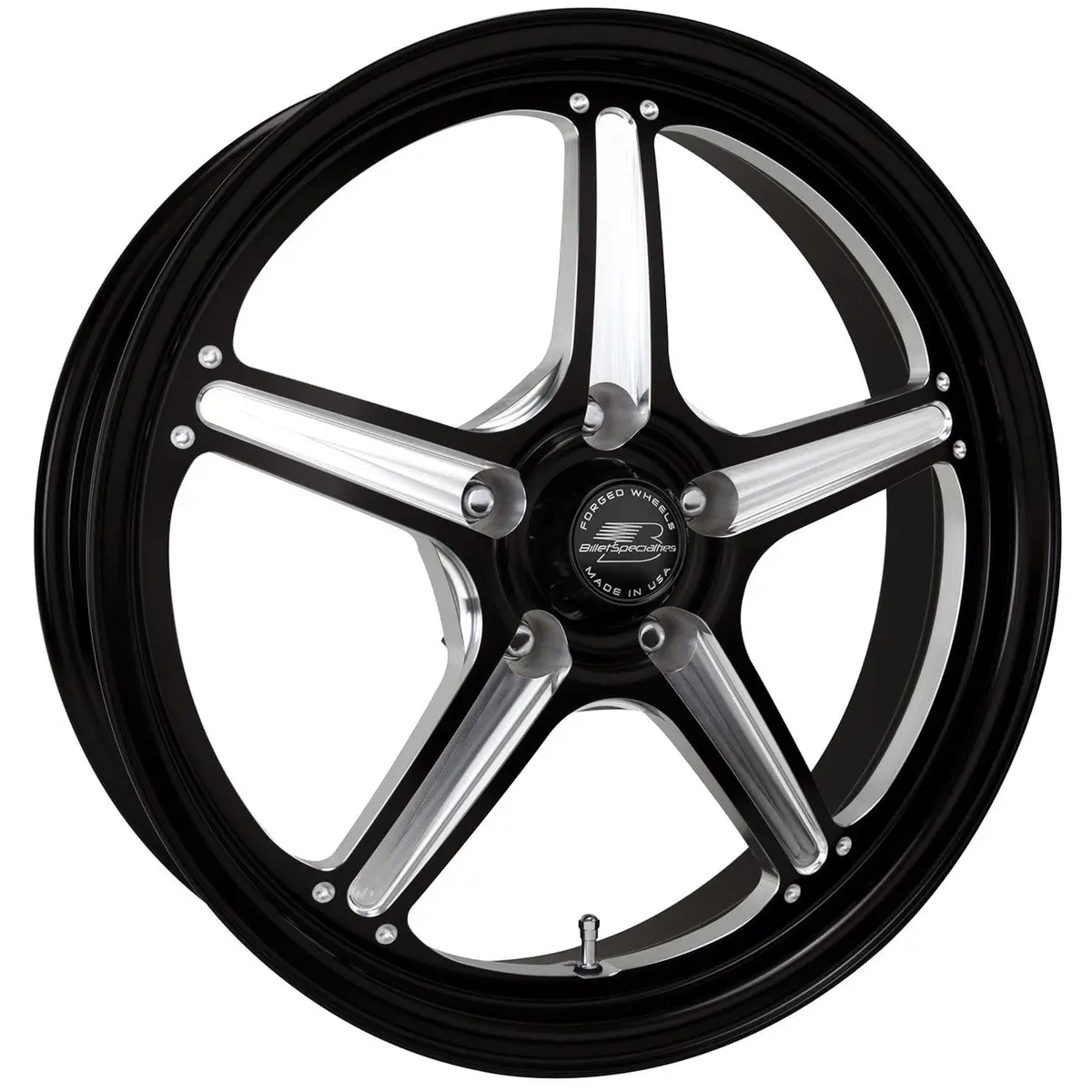Billet Specialties Rsfb23850Z9021 Drag Pack Wheels – Black Powdercoated Street-Lite Rims 1