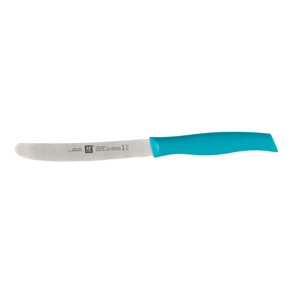 Zwilling® 4.5" Twin Grip Knife With Serrated Edge - Blue 1
