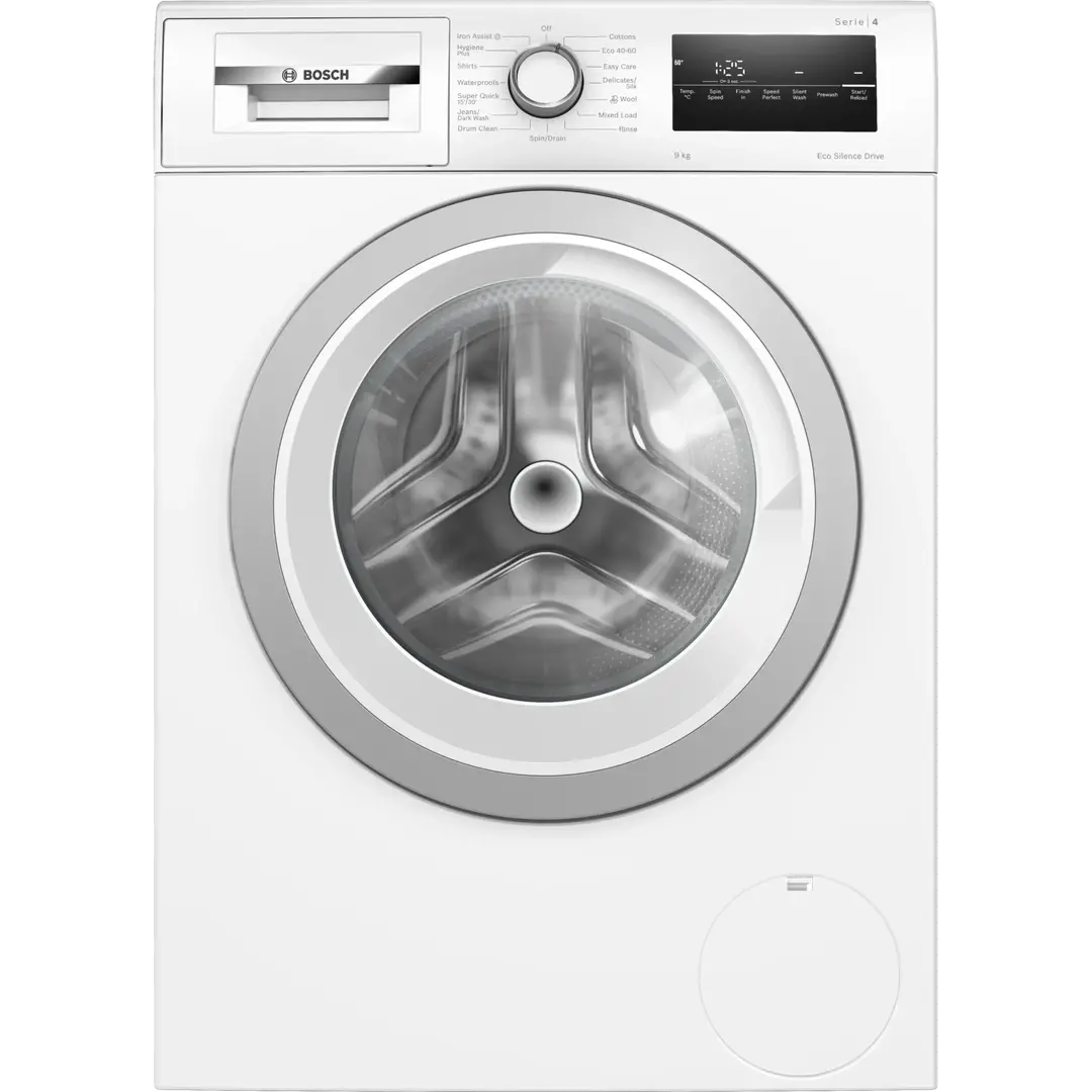 Bosch Series 4 Washing Machine, Front Loader 9Kg 1400 Rpm - White | Wan28259gb 1